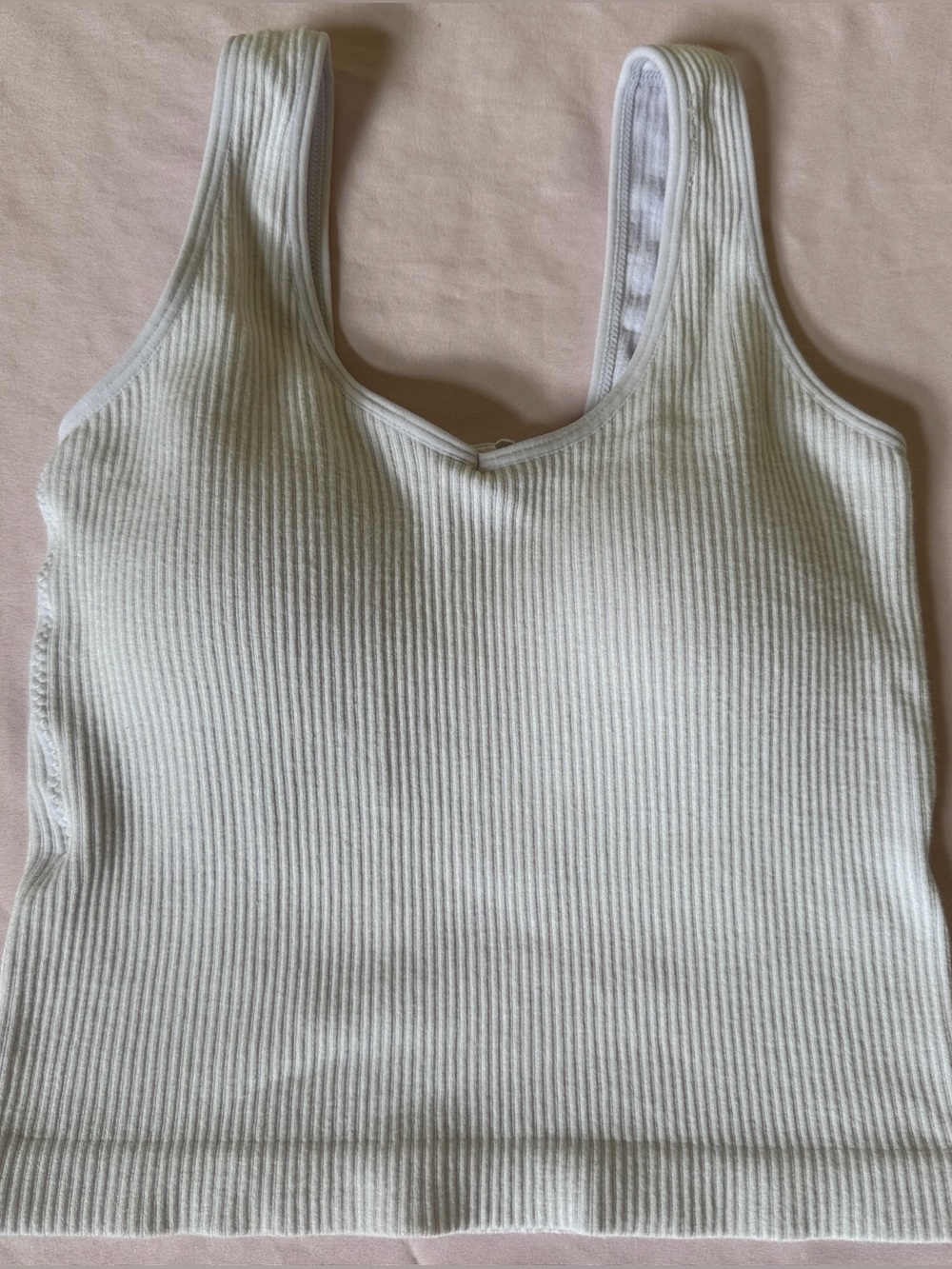 Ribbed Scoop Neck Tank Top